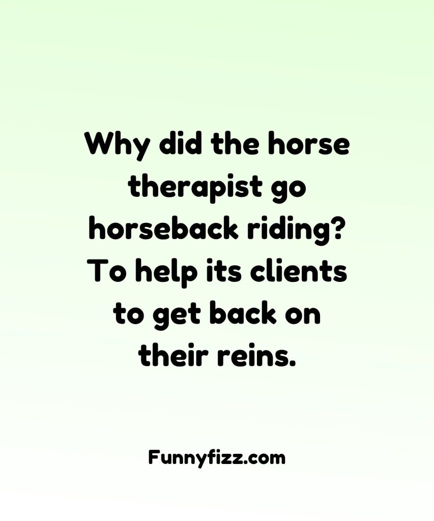 Horse Riding Puns