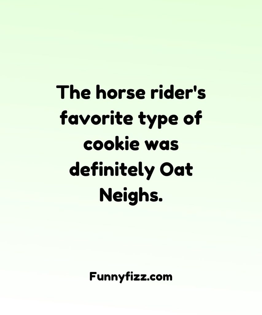 Horse Riding Puns