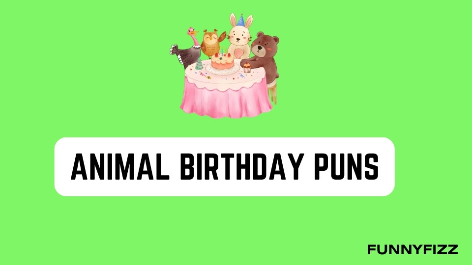 Animal Birthday Puns